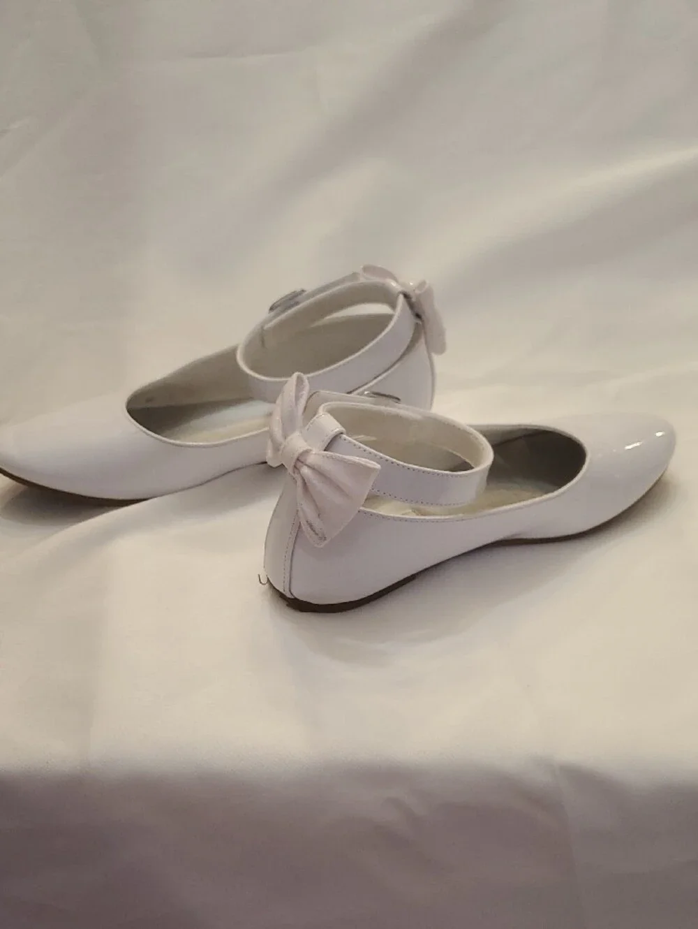 Girls White Patent Bow Mary Jane Shoes Rachel Shoes Brand Girls 3